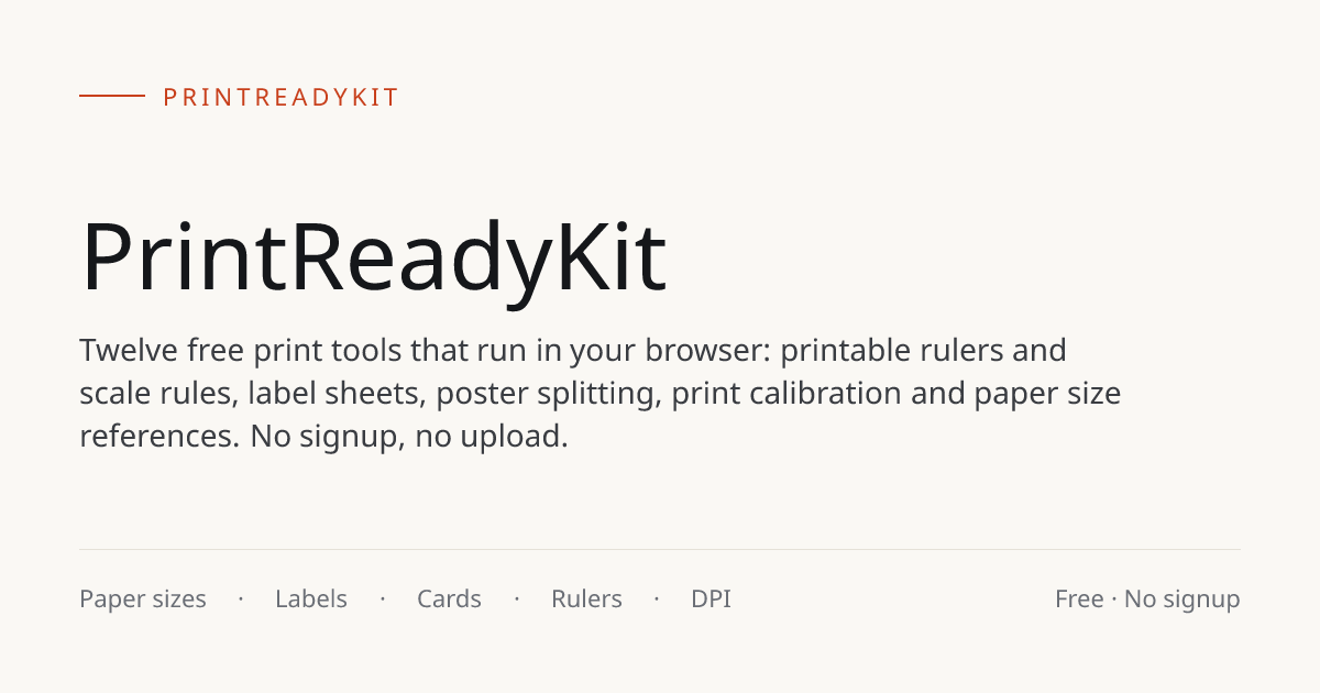 I made a free tool to check whether your printer is really printing at 100%
